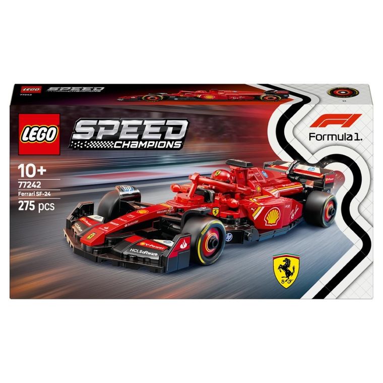 LEGO Speed Champions, Masina de curse F1 Ferrari SF-24, 77242