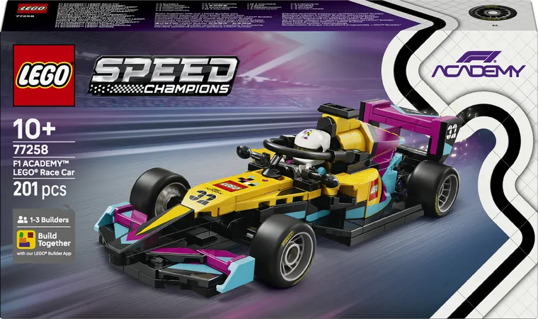 LEGO Speed Champions, Masina de curse LEGO F1 ACADEMY, 77258