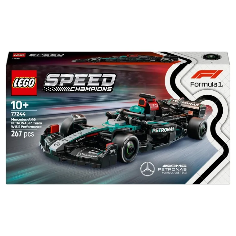LEGO Speed Champions, Masina de curse Mercedes-AMG F1 W15, 77244