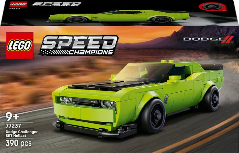 LEGO Speed Champions, Masina sport Dodge Challenger SRT Hellcat, 77237