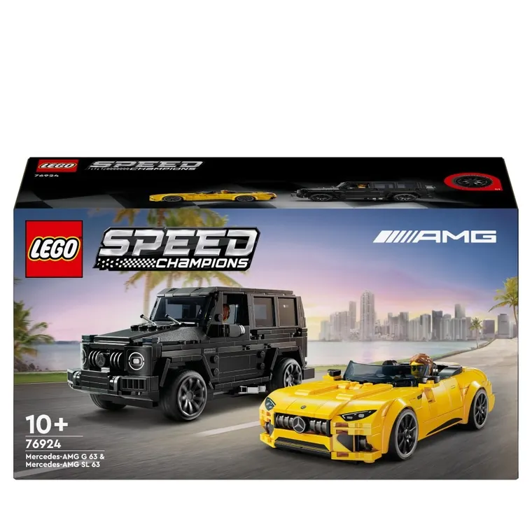 LEGO Speed Champions, Mercedes-AMG G 63 si Mercedes-AMG SL 63, 76924