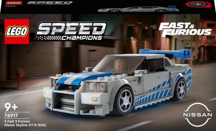 LEGO Speed Champions, Nissan Skyline GT-R (R34) Mai furios, mai iute, 76917