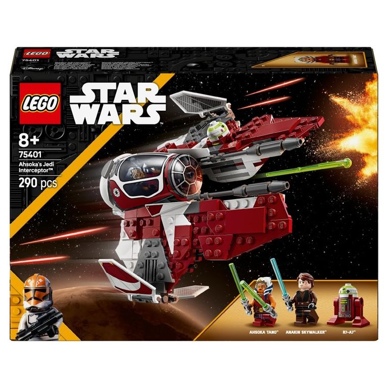 LEGO Star Wars, Nava Interceptor Jedi a lui Ahsoka, 75401