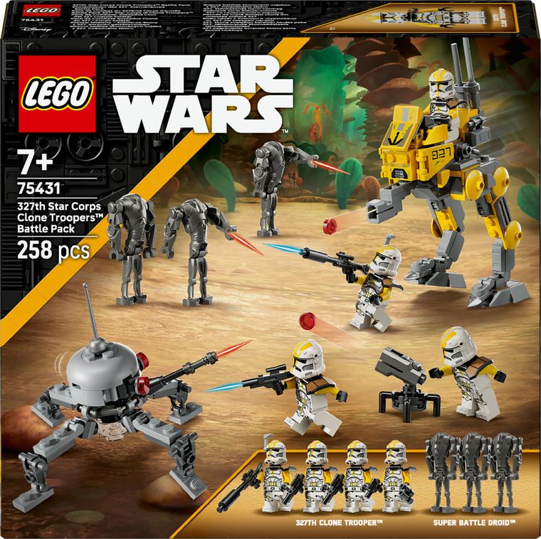 LEGO Star Wars, Pachet de lupta Soldati clona din unitatea stelara 327, 75431