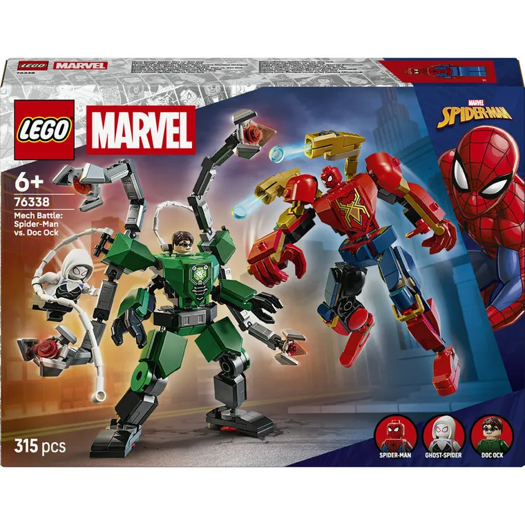 LEGO Super Heroes, Batalia robotilor: Omul Paianjen vs Doc Ock, 76338