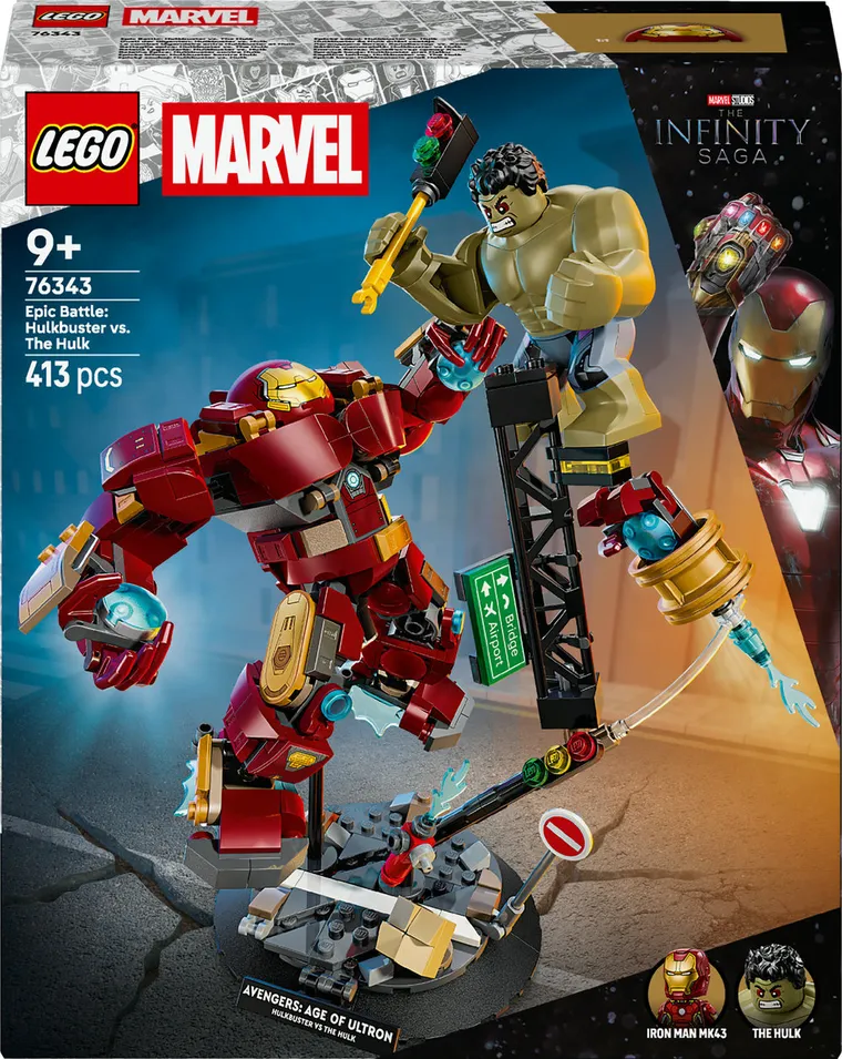 LEGO Super Heroes, Batalie memorabila: Hulkbuster vs Hulk, 76343