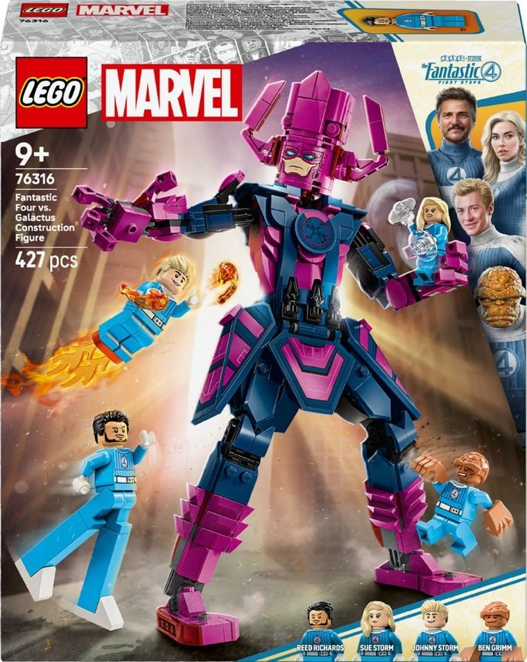 LEGO Super Heroes, Figurina de constructie Cei patru fantastici vs. Galactus, 76316