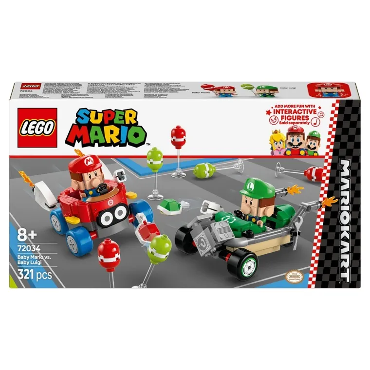 LEGO Super Mario, Mario Kart - Baby Mario si Baby Luigi, 72034
