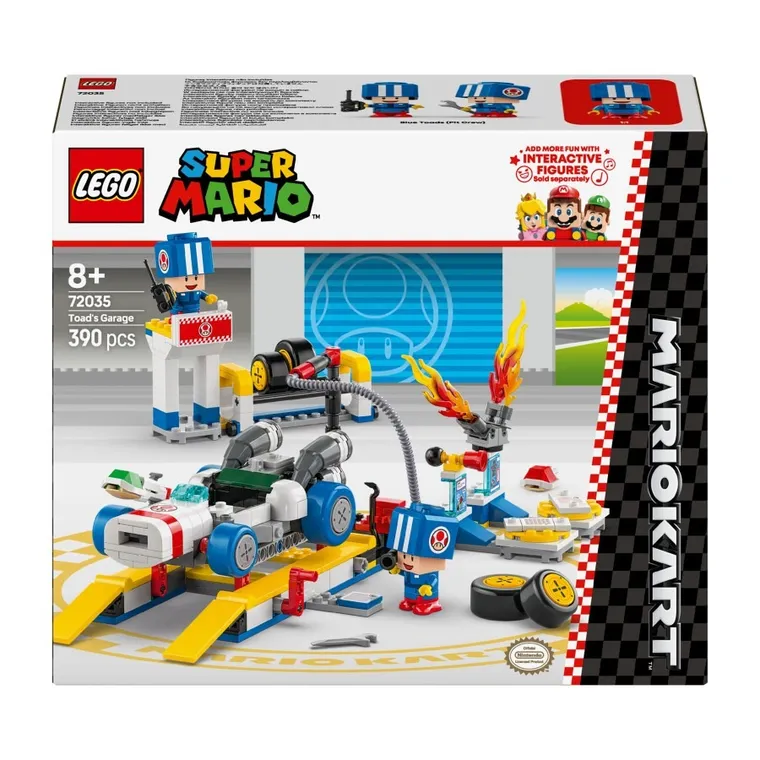 LEGO Super Mario, Mario Kart - Garajul lui Toad, 72035