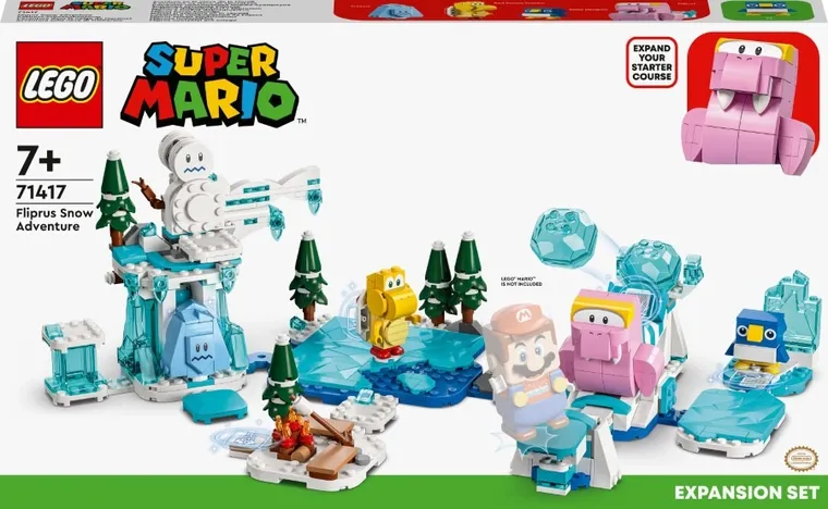 LEGO Super Mario, Set de extindere Morsel si aventura lui in zapada, 71417