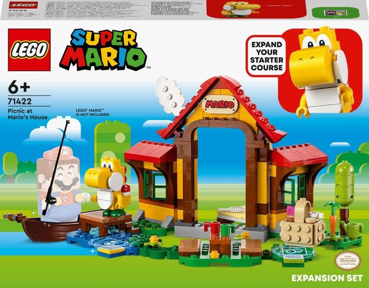LEGO Super Mario, Set de extindere Picnic la casa lui Mario, 71422