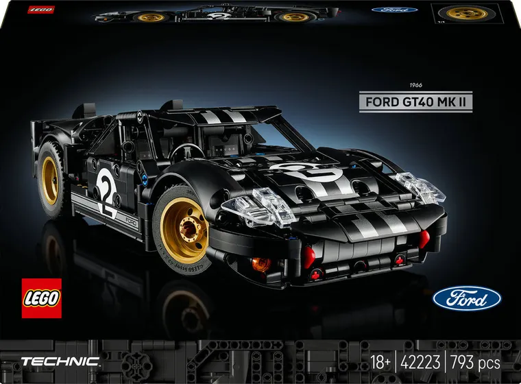 LEGO Technic, Masina de curse 1966 Ford GT40 MKII, 42223