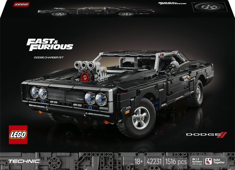 LEGO Technic, Masina Dodge Charger R/T din Fast and Furious, 42231