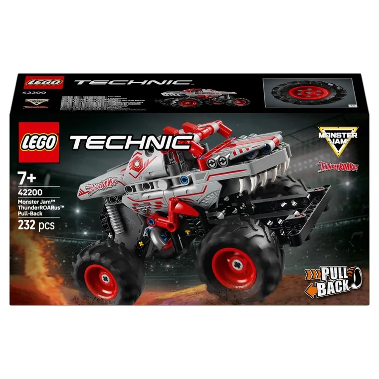 LEGO Technic, Monster Jam ThunderROARus cu motor cu arc, 42200