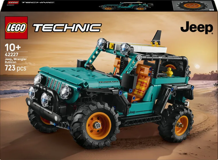 LEGO Technic, SUV-ul Jeep Wrangler Rubicon, 42227