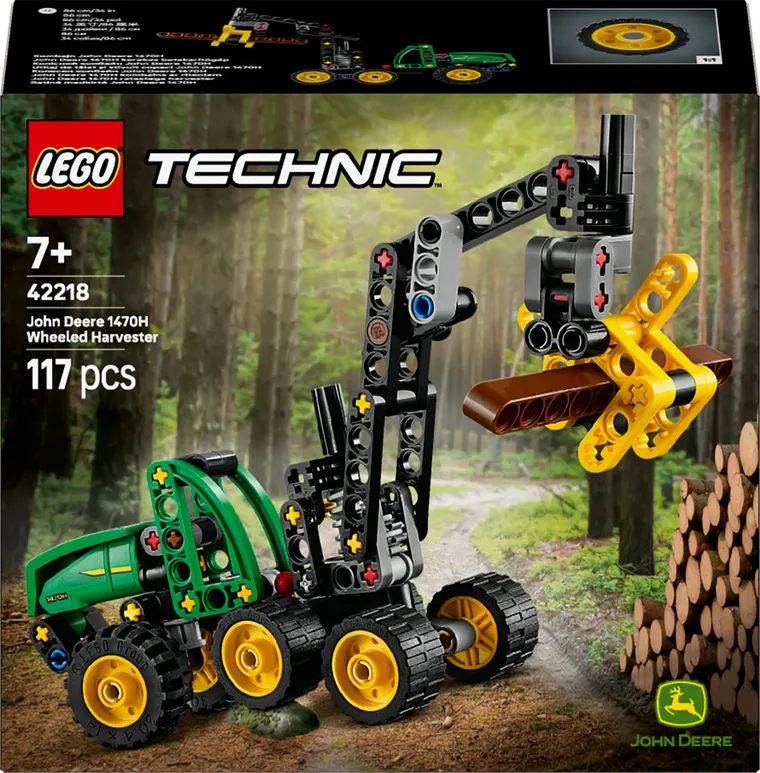 LEGO Technic, Utilaj de taiat si stivuit copaci John Deere 1470H, 42218