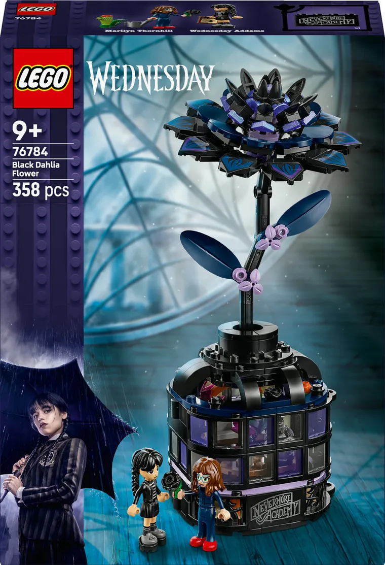 LEGO Wednesday, Floare de dalie neagra, 76784