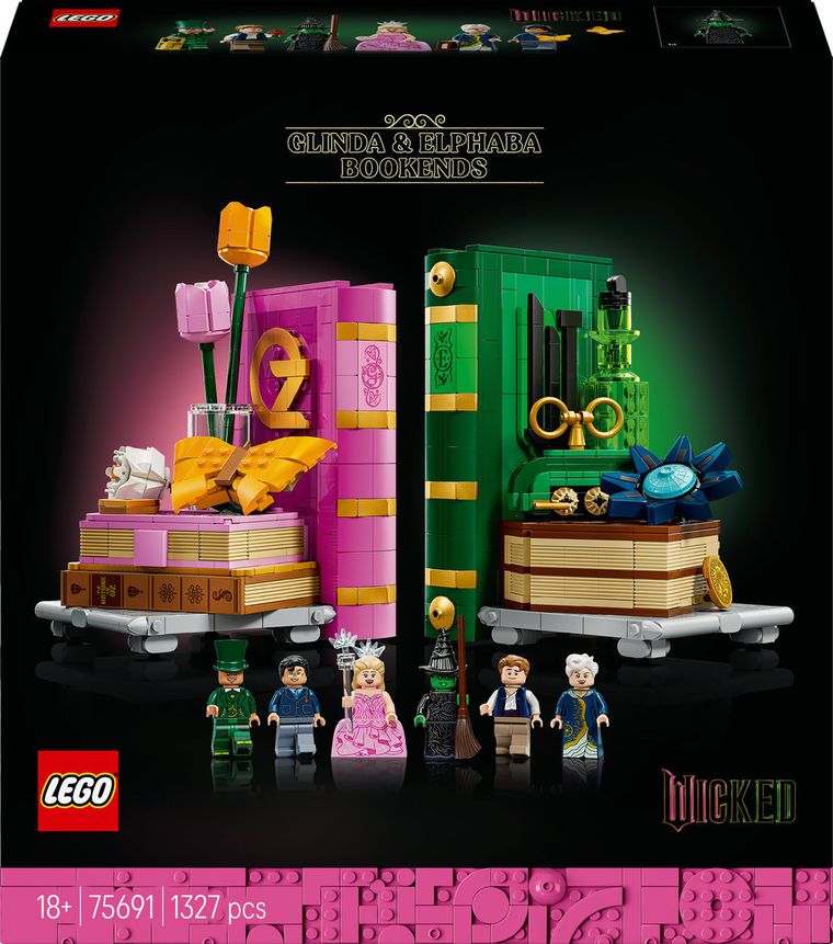 LEGO Wicked, Opritoare de carti Glinda si Elphaba, 75691