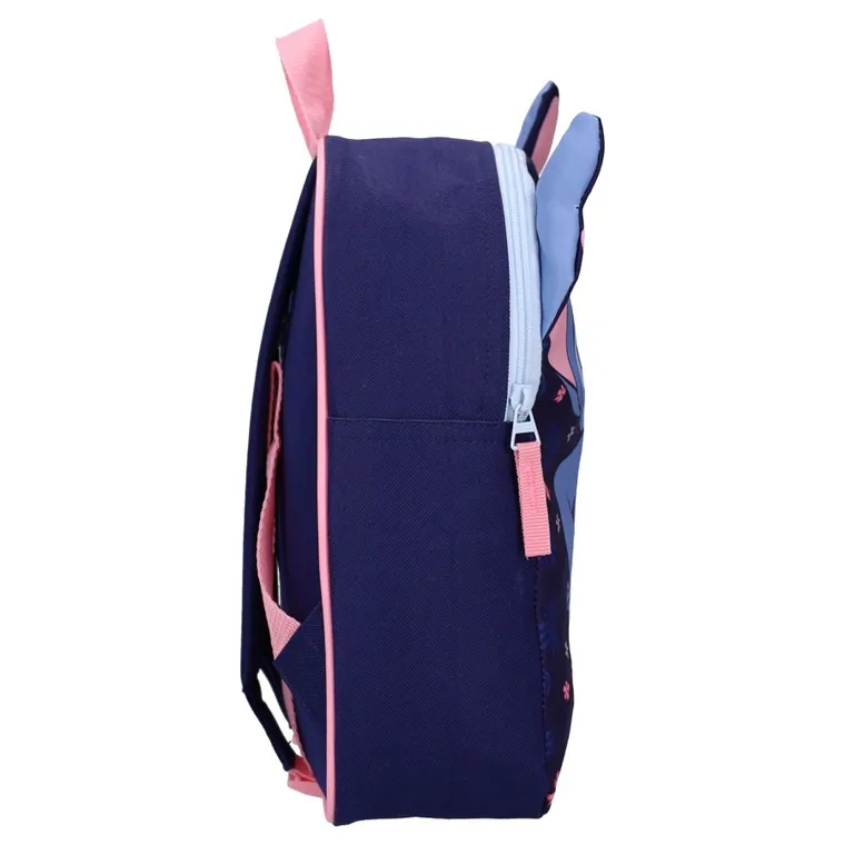 Lilo si Stitch, Fluffy Friends, rucsac din plus pentru prescolar, albastru