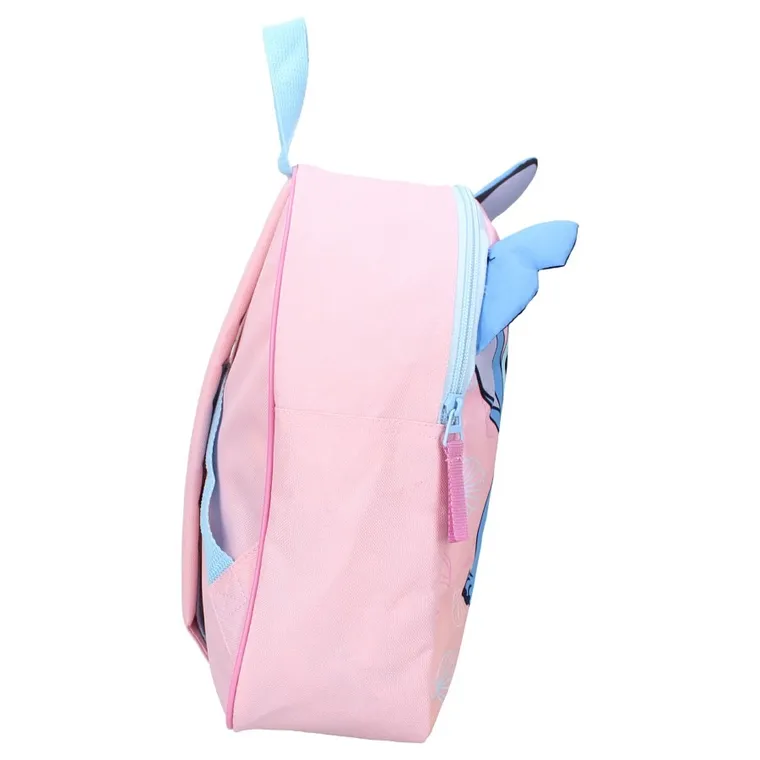 Lilo si Stitch, Fluffy Friends, rucsac din plus pentru prescolar, roz