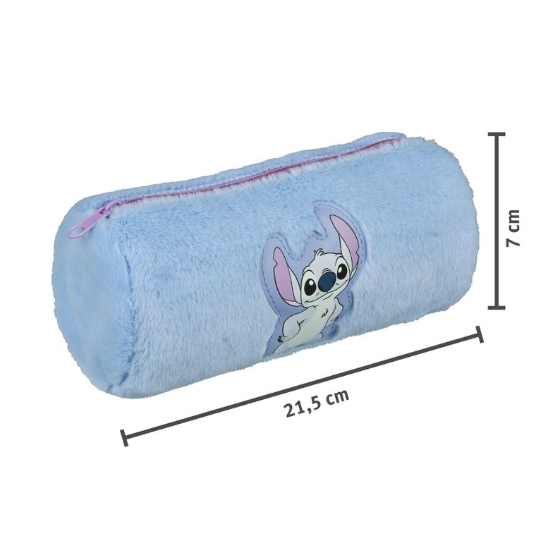 Lilo si Stitch, penar tubular de plus, albastru