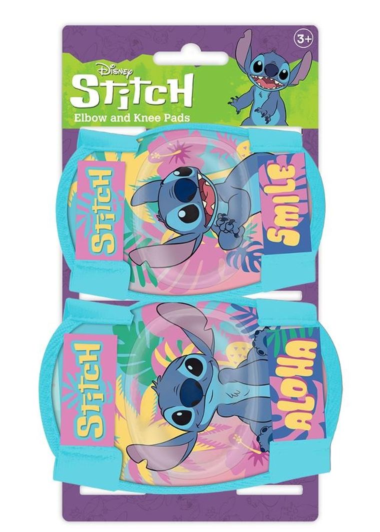 Lilo si Stitch, set de protectie pentru coate si genunchi 2in1