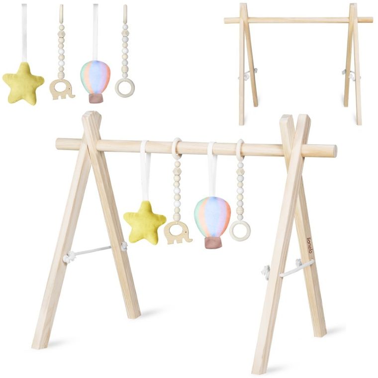 Lionelo, Anis, stand educativ din lemn, Baby Gym