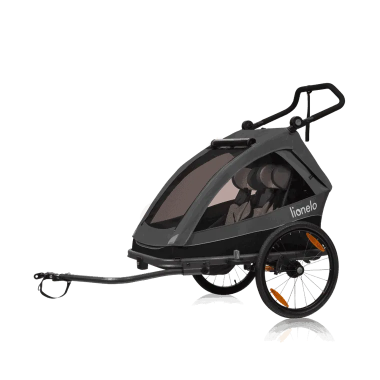 Lionelo, Cama, remorca bicicleta, Grey Graphite
