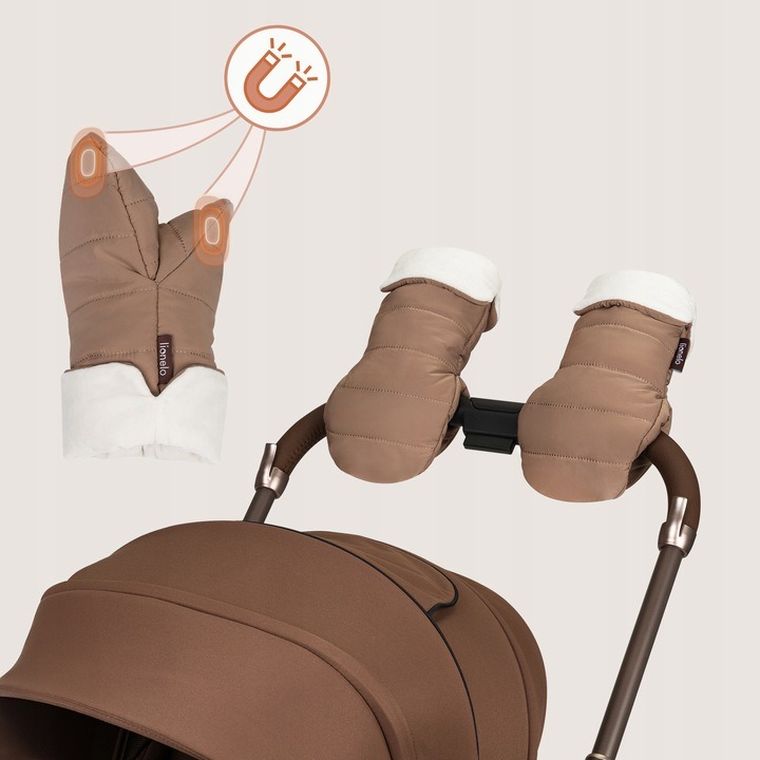 Lionelo, Handmuff, manusi calduroase pentru carucior, oli nutty