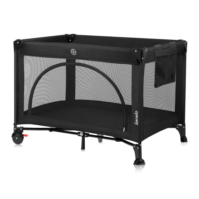 Lionelo, Laura, patut de volaj compact 2in1, Black Carbon