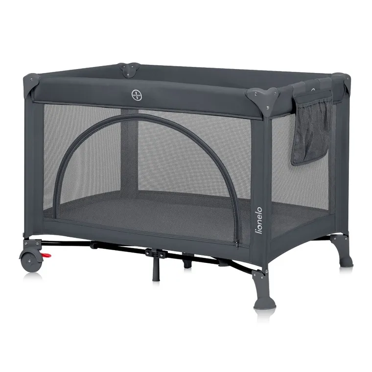 Lionelo, Laura, patut de volaj compact 2in1, Grey Concrete