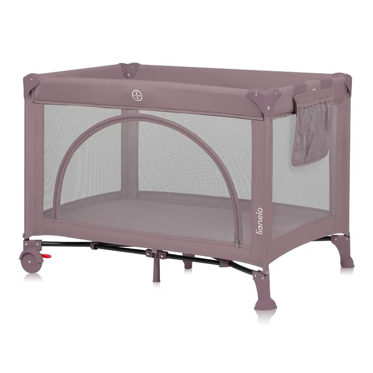 Lionelo, Laura, patut de volaj compact 2in1, Pink Nude