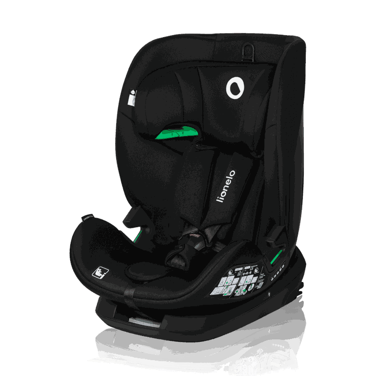 Lionelo, Lavender I-Size, scaun auto, Black Carbon, 76-150 cm