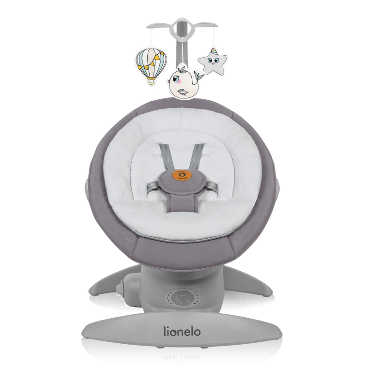 Lionelo, Mell, leagan ergonomic, Grey Stone
