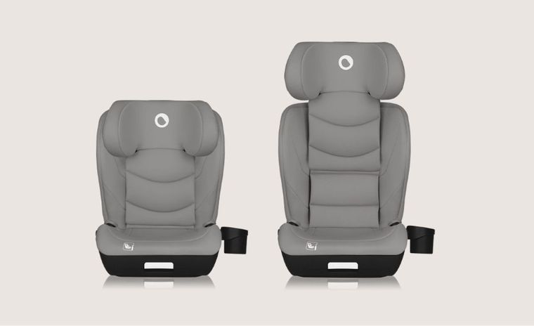Lionelo, Neal, i-Size, scaun auto, 15-36 kg, Grey Concrete