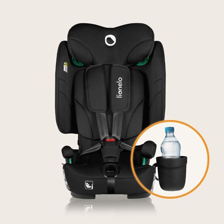 Lionelo, Nelly, scaun auto, i-Size, Black Carbon, 76-150 cm