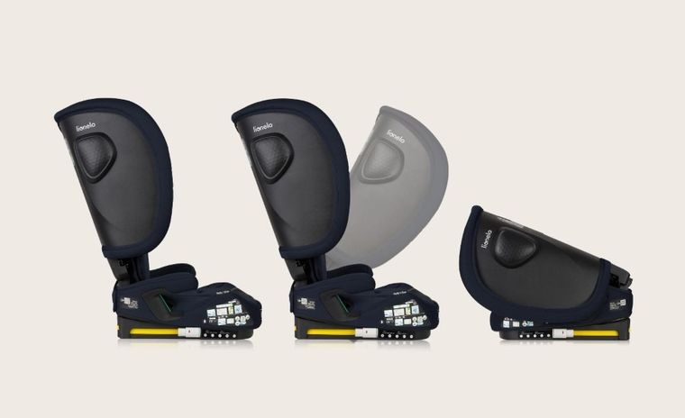 Lionelo, Nelly, scaun auto, i-Size, Blue Navy, 76-150 cm