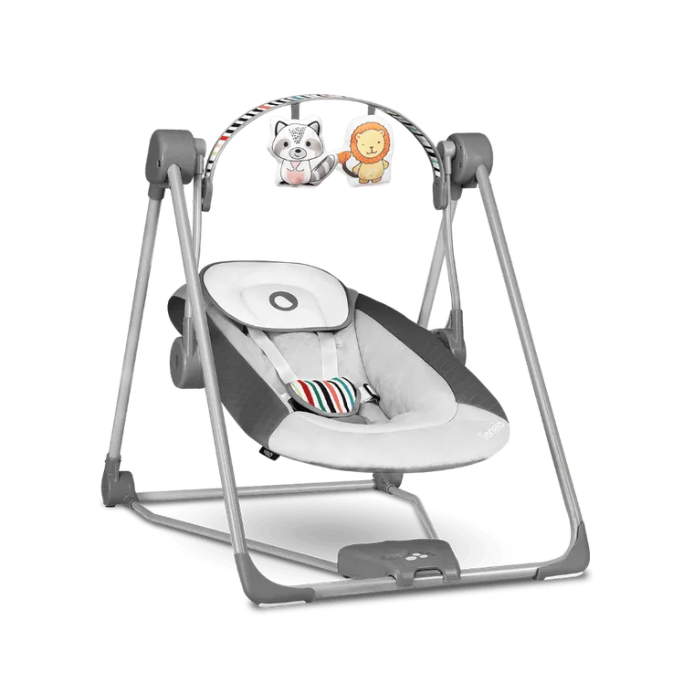 Lionelo, Otto, sezlong balansoar, Grey