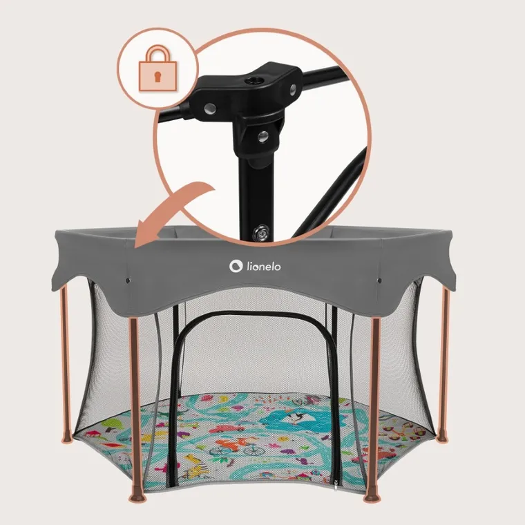 Lionelo, Roel Plus, tarc de joaca pentru copii, pliabil