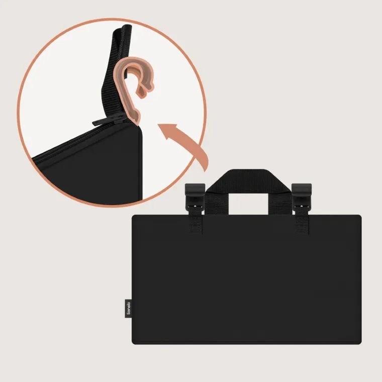 Lionelo, Sidepocket, organizator pentru patut, mediu, Black