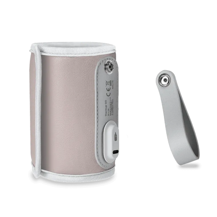 Lionelo, ThermUp Go, incalzitor biberoane, Pink Baby