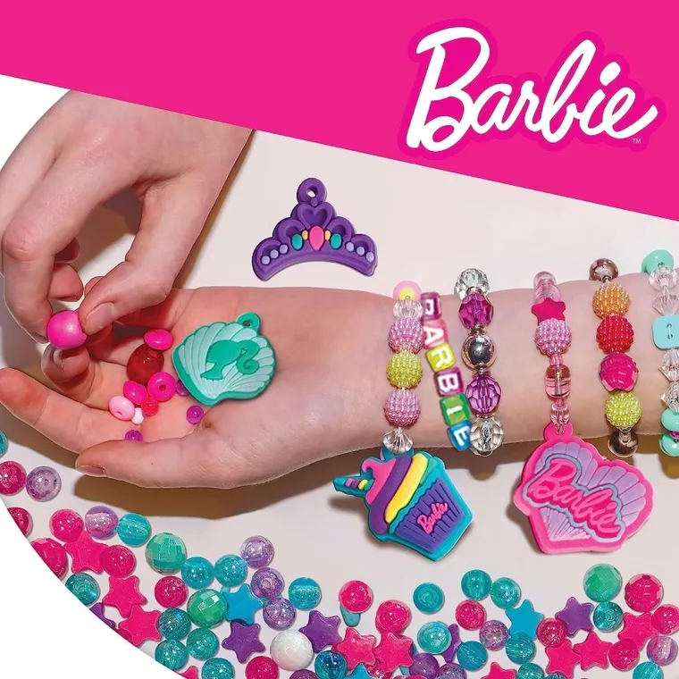Lisciani, Barbie, Fashion Jewelry Butterfly, set creativ