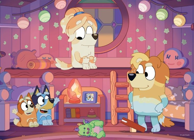 Lisciani, Bluey, puzzle cu doua fete, 24 piese