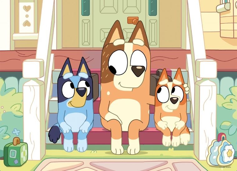 Lisciani, Bluey, puzzle cu doua fete, 24 piese