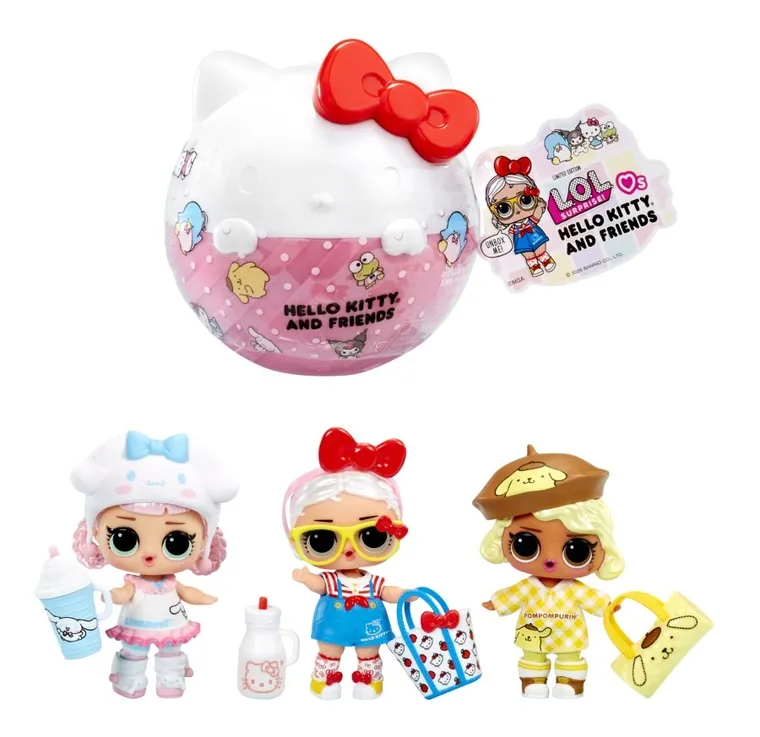 L.O.L. Surprise, Hello Kitty & Friends, bila surpriza, 1 buc.