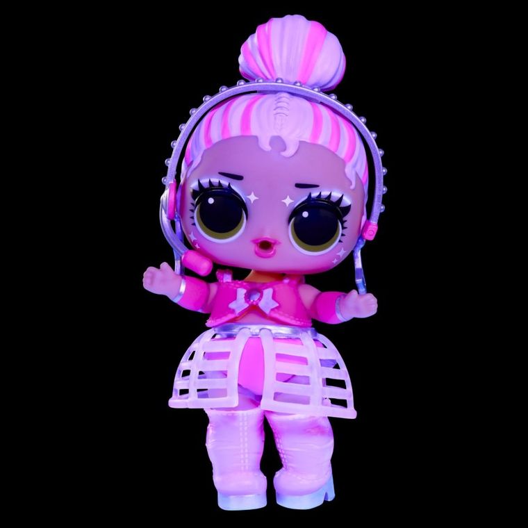 L.O.L. Surprise, Neon Pop Stars, papusa surpriza cu accesorii