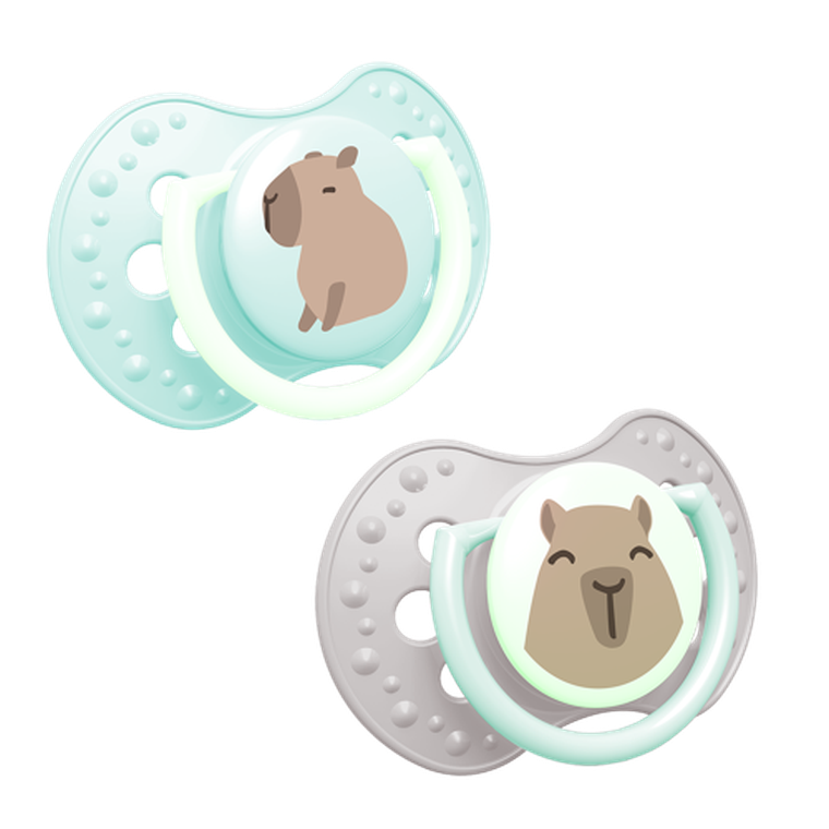 Lovi, CapiChill Boy, suzeta dinamica din silicon, 0-6m, 2 buc.