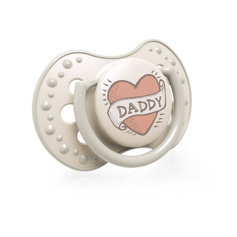 Lovi, I Love, suzeta dinamica din silicon, 0-6 luni, 2 buc.