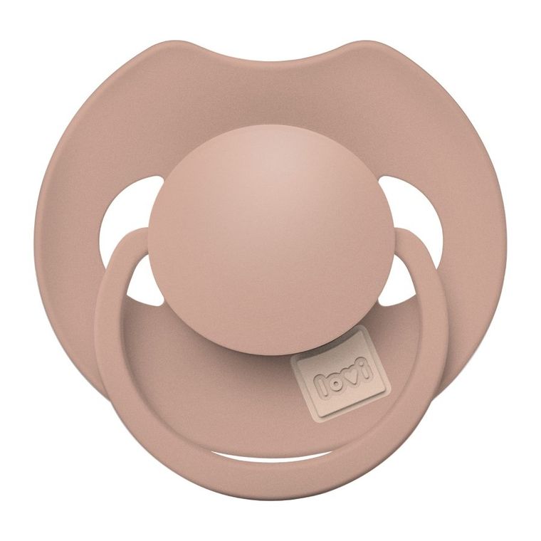 Lovi, Prime, suzeta dinamica din silicon, 0-6 luni, Blush, 1 buc.
