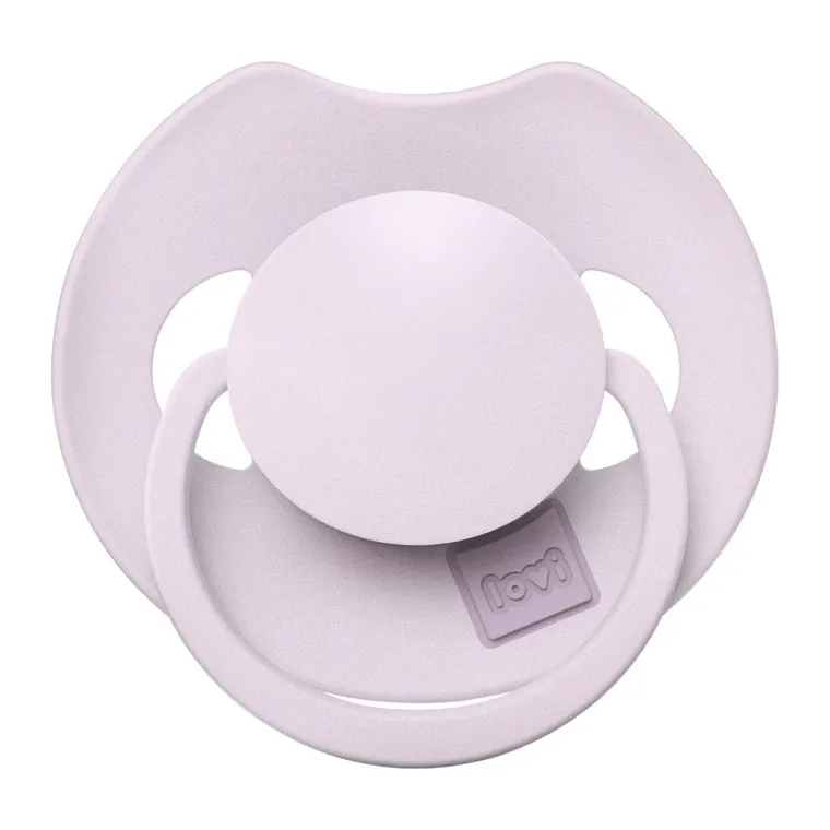 Lovi, Prime, suzeta dinamica din silicon, 0-6 luni, Lilac, 1 buc.